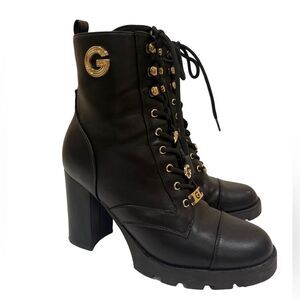 GBG Heeled Combat Boots Size 10